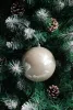 MagicHome, Karácsonyi gömbök, 2 db, bézs, 12 cm