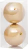 MagicHome, Karácsonyi gömbök, 2 db, arany, 12 cm