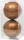 MagicHome, Karácsonyi gömbök, 2 db, bronz, 12 cm