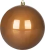 MagicHome, Karácsonyi gömbök, 2 db, bronz, 12 cm