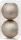 MagicHome, Karácsonyi gömbök, 2 db, bézs, 12 cm