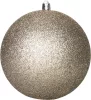 MagicHome, Karácsonyi gömbök, 2 db, bézs, 12 cm