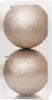 MagicHome, Karácsonyi gömbök, 2 db, pezsgő, 12 cm