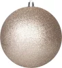 MagicHome, Karácsonyi gömbök, 2 db, pezsgő, 12 cm