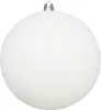 MagicHome, Karácsonyi gömbök, 2 db, fehér, 12 cm