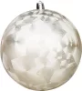 MagicHome, Karácsonyi gömbök, 2 db, bézs, 12 cm