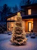 Fényfüzér MagicHome, karácsonyi, függőleges, világító, időzítő, 216xLED, meleg fehér, 8 funkció, 1,8