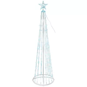   Dekoráció MagicHome, karácsonyi, fa, 190xLED, hideg fehér, műanyag-réz, 50x180 cm