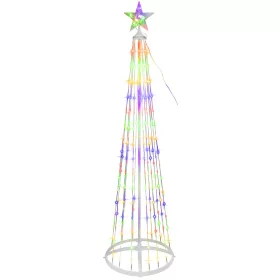   Dekoráció MagicHome, karácsonyi, fa, 190xLED, vegyes színek, műanyag-réz, 50x180 cm
