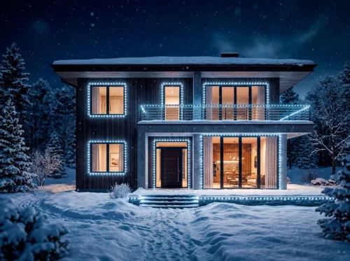 Fényfüzér MagicHome, karácsonyi, 100xLED, hideg fehér, 5 m
