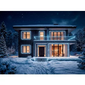   Fényfüzér MagicHome, karácsonyi, 200xLED, hideg fehér, 10 m