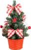 Dekoráció MagicHome Karácsony, fenyőfa, csillaggal, 21 cm
