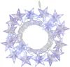 Fényfüzér MagicHome Karácsonyi, fényfüggöny, csillagok, 142xLED, hideg fehér, 3 m