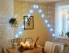 Fényfüzér MagicHome Karácsonyi, fényfüggöny, csillagok, 142xLED, hideg fehér, 3 m