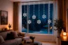 Fényfüzér MagicHome Karácsony, időzítő, hópelyhek, 96xLED, hideg fehér, 13 funkció, 3,5 m, IP44