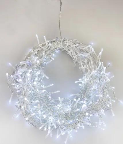 Fényfüzér MagicHome Karácsonyi, 306xLED, hideg fehér, 12 m