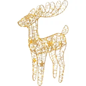   Dekoráció MagicHome Karácsonyi, szarvas, 75xLED, meleg fehér, 50 cm, 3xAA