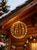 Dekoráció MagicHome Karácsonyi, gömb, 144xLED, meleg fehér, 40 cm