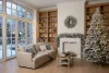 Koszorú MagicHome Vianoce Frosty, havas, 3D+2D, 50 cm