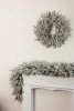 Koszorú MagicHome Vianoce Frosty, havas, 3D+2D, 50 cm
