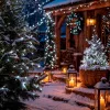 Fényfüzér MagicHome Karácsony, 1000xLED, hideg fehér, 8 funkció, 100 m, IP44