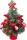Fa MagicHome Karácsony, díszített, havas, piros, 40 cm