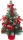Fa MagicHome Karácsony, díszített, havas, piros, 50 cm