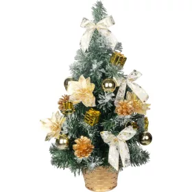 Fa MagicHome Karácsony, díszített, arany, 50 cm