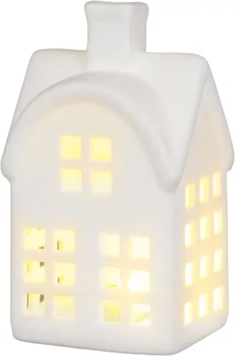 MagicHome, Karácsonyi dekoráció, házikó, 7.3x8.7x15.3 cm