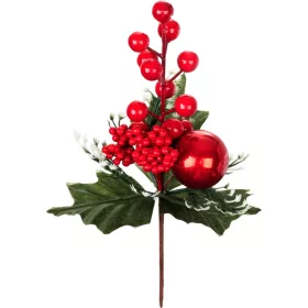   Virág MagicHome Vianoce, karácsonyi, magyal bogyókkal, 22 cm