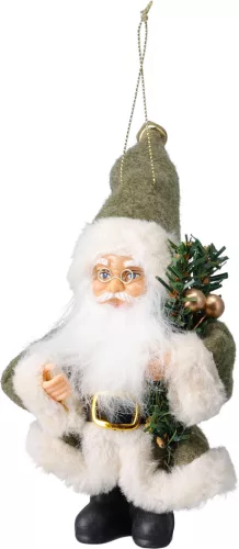 Dekoráció, Mikulás, 13 cm, vegyes dizájn