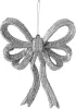 Dekoráció, Masni, ezüst, 13 cm, sellbox 36db