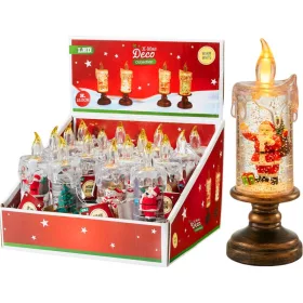 Gyertya, LED, vegyes dizájn, sellbox 16 db