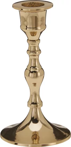 Gyertyatartó, arany, 13 cm