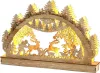 Dekoráció, Betlehem, LED, 19 cm, dizájn mix