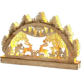 Dekoráció, Betlehem, LED, 19 cm, dizájn mix
