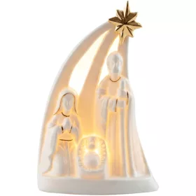   Dekoráció MagicHome Karácsony, Imádkozó gyerekek, 3xLED meleg fehér, 3xLR44, 9x5,8x12,3 cm