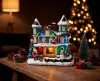 Dekoráció MagicHome Karácsony, Házikó, LED, 3xAA, 20x13x23 cm