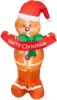 Dekoráció MagicHome Karácsony, Mézeskalács figura, 2xLED fehér, IP44, 69x45x125 cm