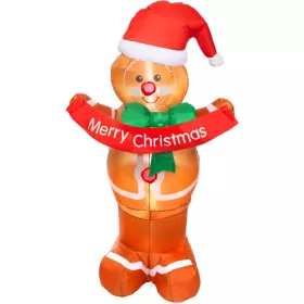   Dekoráció MagicHome Karácsony, Mézeskalács figura, 2xLED fehér, IP44, 69x45x125 cm