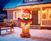 Dekoráció MagicHome Karácsony, Mézeskalács figura, 2xLED fehér, IP44, 69x45x125 cm