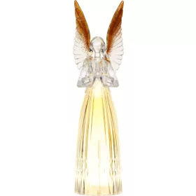   Dekoráció MagicHome Karácsony, Angyal, 3xLED meleg fehér, IP20, 16,5x11,5x41,5 cm