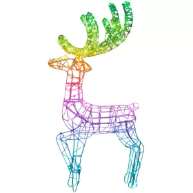   Dekoráció MagicHome Karácsony, Szarvas, 165xLED RGB, IP44, 70x70x120 cm
