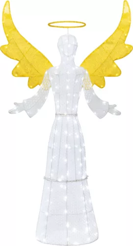 Dekoráció MagicHome Karácsony, Angyal, 156xLED hideg fehér, IP44, 100x25x172 cm