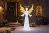 Dekoráció MagicHome Karácsony, Angyal, 156xLED hideg fehér, IP44, 100x25x172 cm