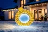 Dekoráció MagicHome Karácsony, 3D Gömb, 160xLED meleg/hideg fehér, IP44, 80x8x90 cm