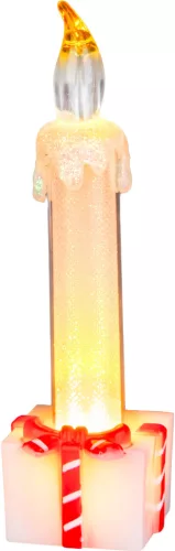 Gyertya MagicHome Karácsony, 1xLED meleg fehér, 3xLR44, 4,8x4,8x16 cm