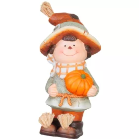   Dekoráció MagicHome Természet, fiú tökkel, terrakotta, 10,5x11,5x23 cm