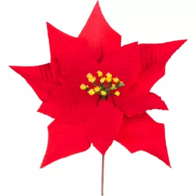   MagicHome, Karácsonyi Mikulásvirág, piros, 24 cm, virágméret: 24 cm