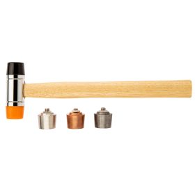 Kalapács 250gr 28mm fa nyéllel cserélhető fejjel Neo